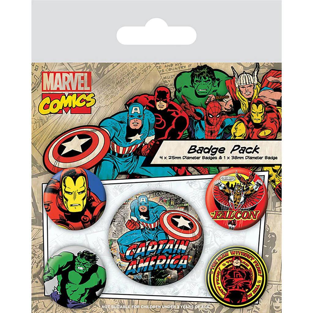Marvel Comics (Captain America) - Badge Pack