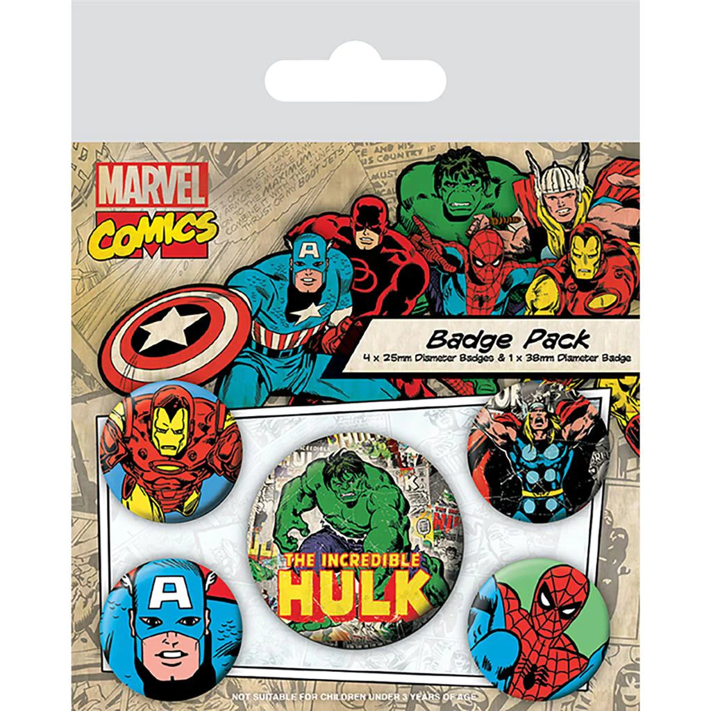 Marvel Comics (Hulk) - Badge Pack