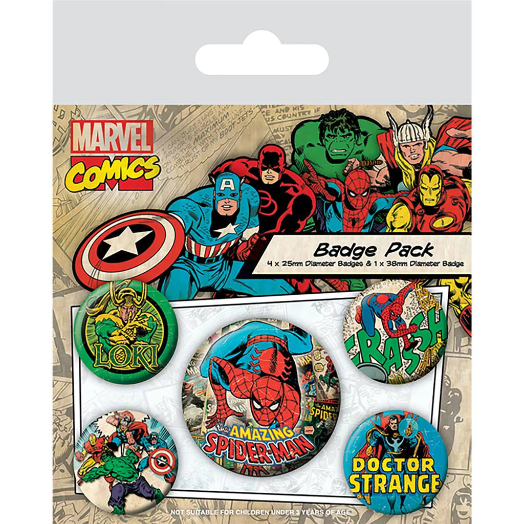 Marvel Comics (Spider-Man) - Badge Pack