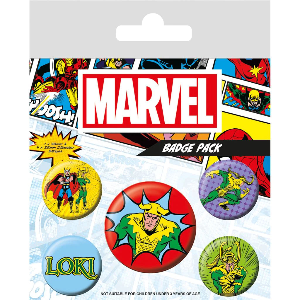 Loki (Comic) - Badge Pack