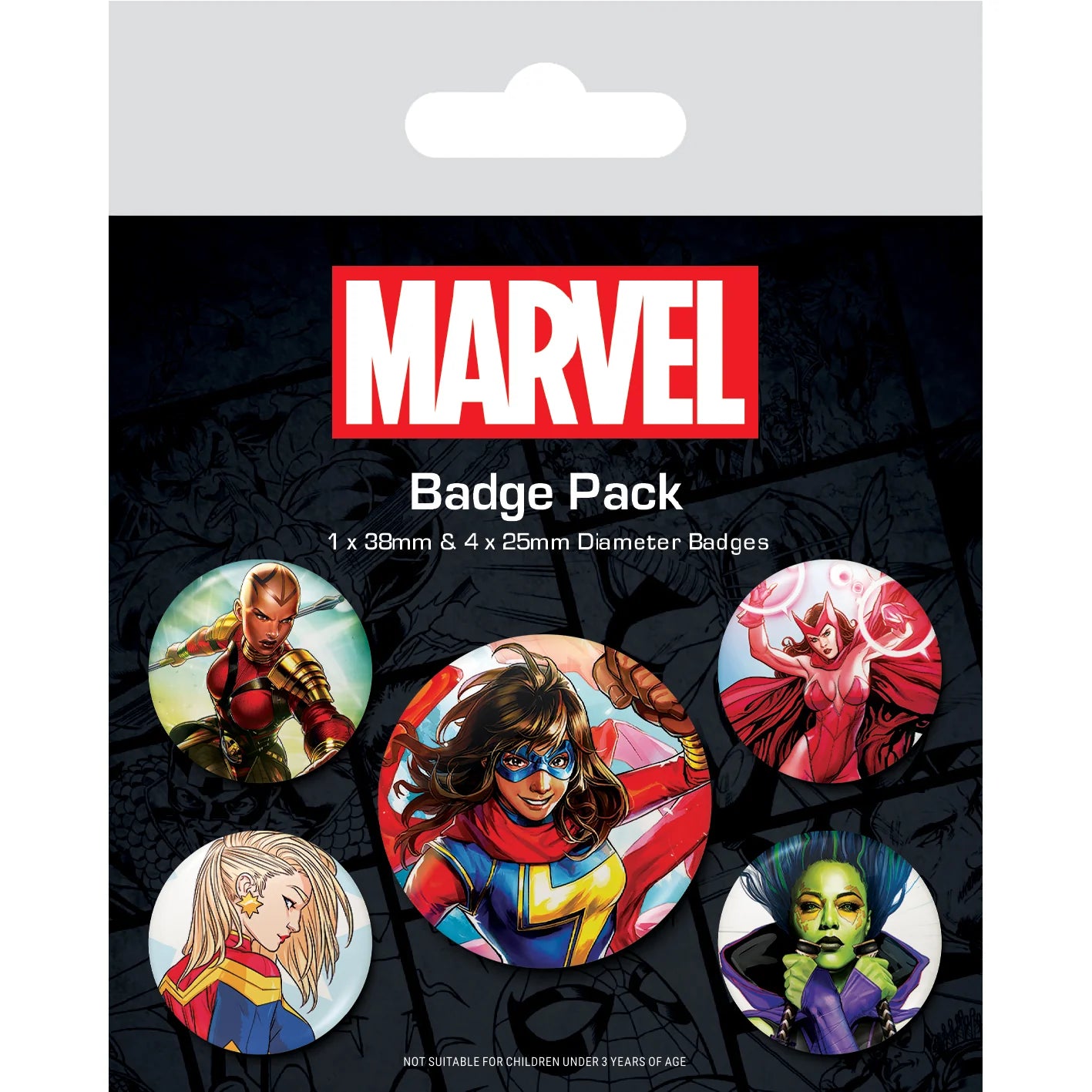 Marvel (The Iconic Women Of Marvel) - Badge Pack