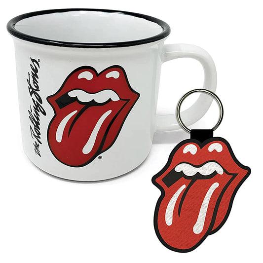 The Rolling Stones (Lips) - Gift Set (Campfire Mug and Keychain)