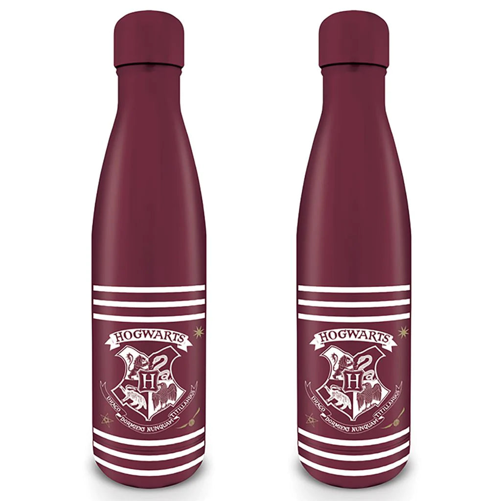 Harry Potter (Crest & Stripes) - Metal Drinks Bottle (540ml)