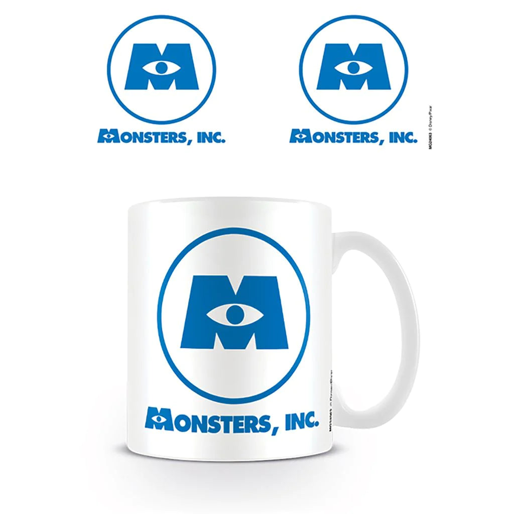 Disney Pixar (Monsters Inc Logo) - White Mug (315ml)