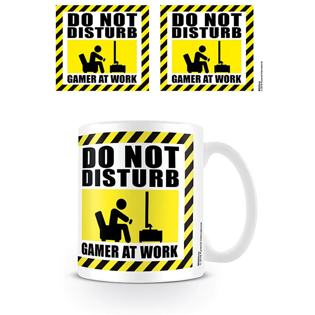 Gamer At Work (Do Not Disturb) - White Mug (315ml)