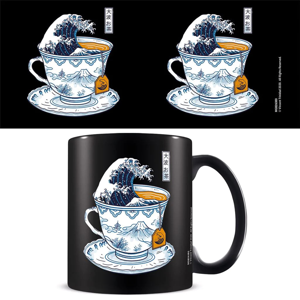 Vincent Trinidad (The Great Kanagawa Tea) - Black Mug (315ml)
