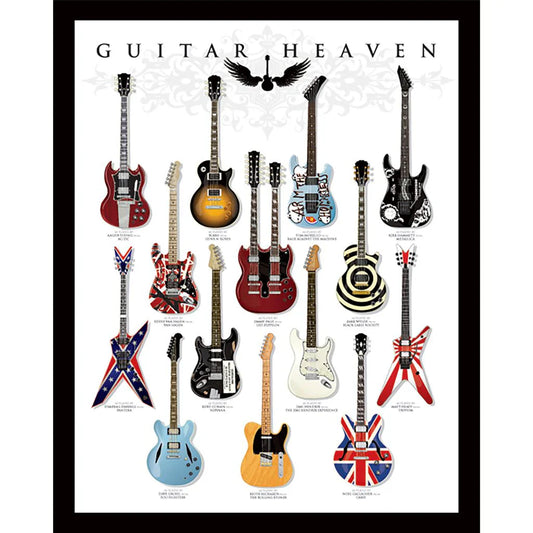 Guitar Heaven - Poster (40 cm x 50 cm)