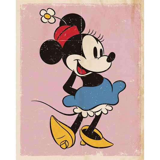 Minnie Mouse Retro - Poster (40 cm x 50 cm)