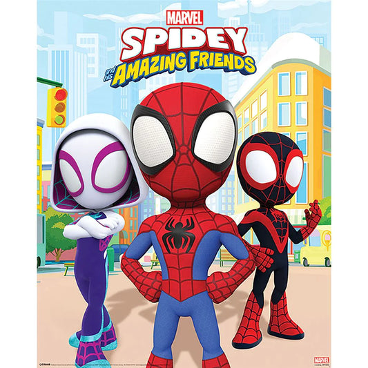 Spidey And His Amazing Friends (Power Of 3) - Poster (40 cm x 50 cm)