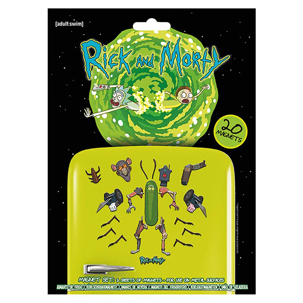 Rick And Morty (Weaponize The Pickle) - Magnet Set