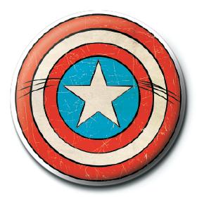 Marvel Comics (Captain America Sheild) - Badge