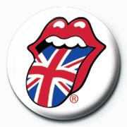 The Rolling Stones(Lips-Union Jack) - Badge