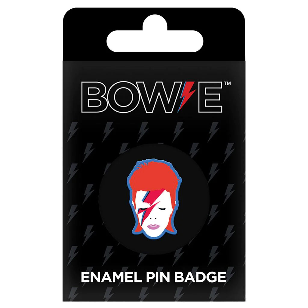 David Bowie (Aladdin Sane) - Enamel Pin Badge
