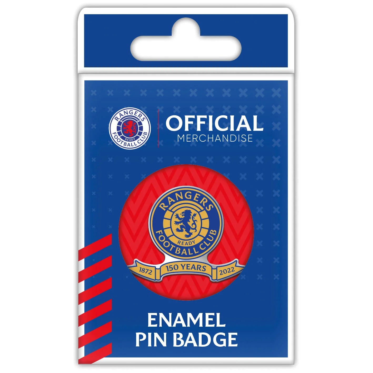 Rangers FC (150 Years Club Crest) - Enamel Pin Badge