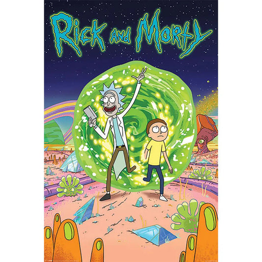 Rick And Morty (Portal) - Poster (61 cm x 91.5 cm)