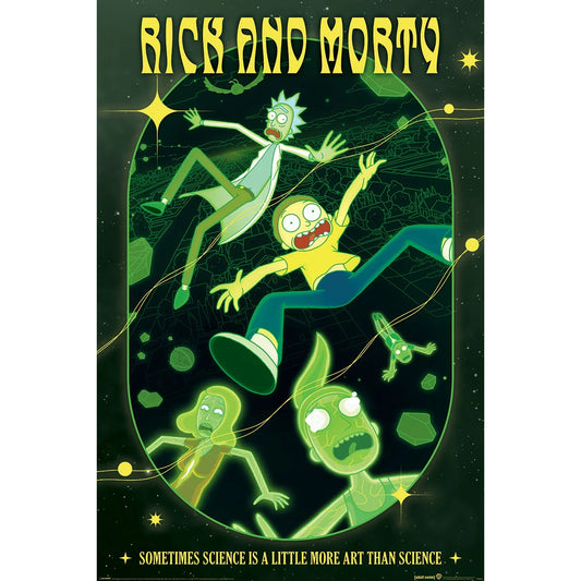 Rick And Morty (Rave Rickrival) - Poster (61 cm x 91.5 cm)