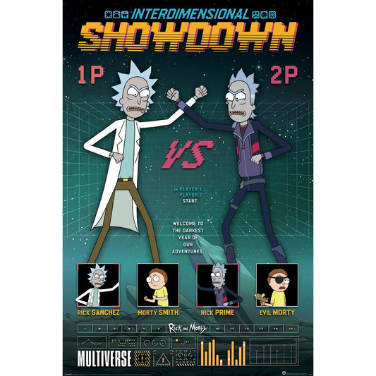 Rick And Morty (Showdown) - Poster (61 cm x 91.5 cm)