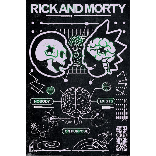 Rick And Morty (Classrickal) - Poster (61 cm x 91.5 cm)