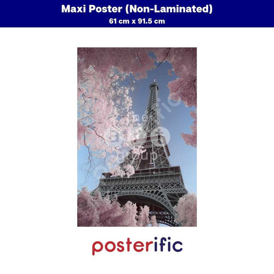 [READY STOCK] David Clapp (Eiffel Tower Infrared, Paris) - Poster (61 cm x 91.5 cm)