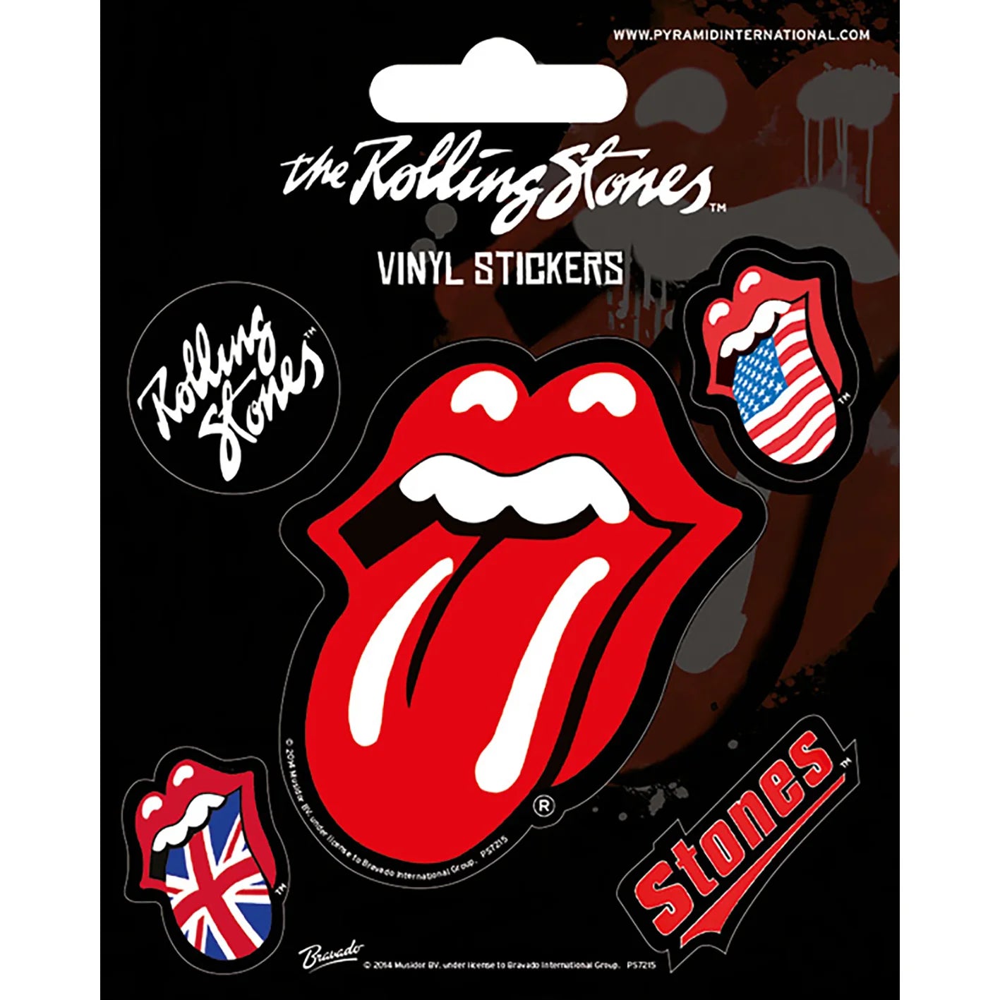 The Rolling Stones (Lips) - Vinyl Sticker Set