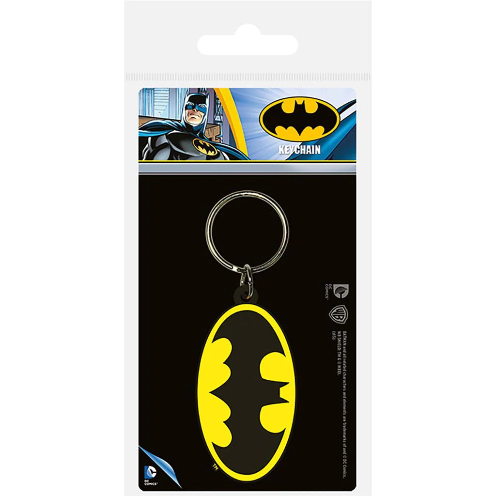 DC Comics (Batman Symbol) - Rubber Keychain