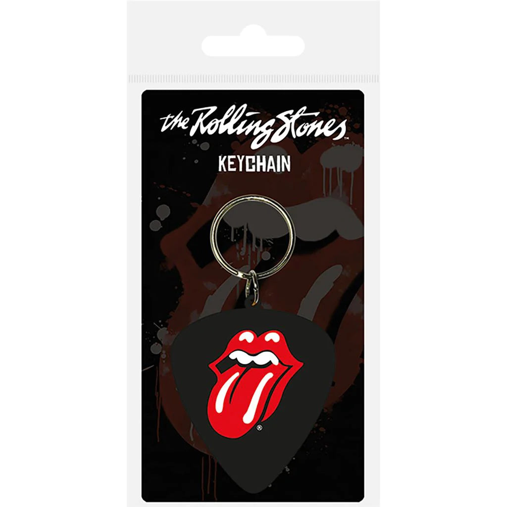 The Rolling Stones (Plectrum) - Rubber Keychain