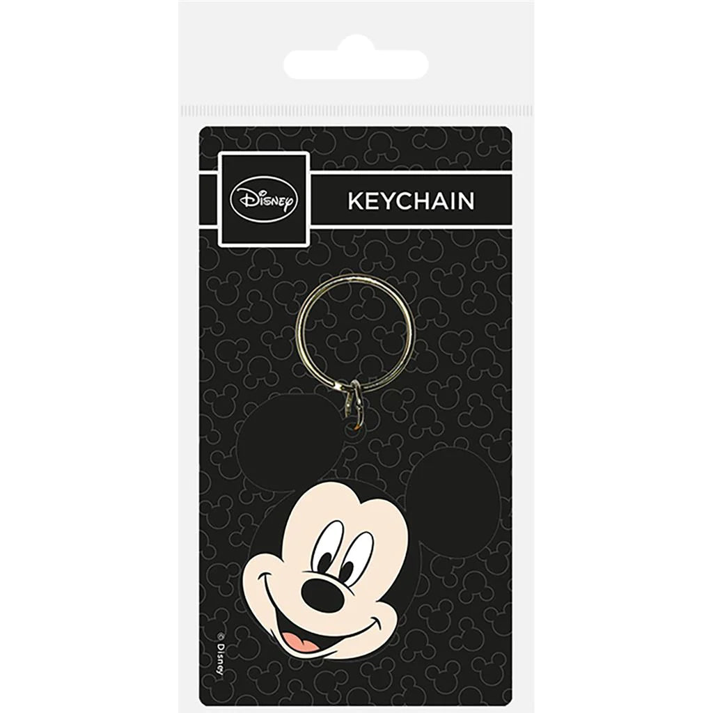 Mickey Mouse (Head) - Rubber Keychain
