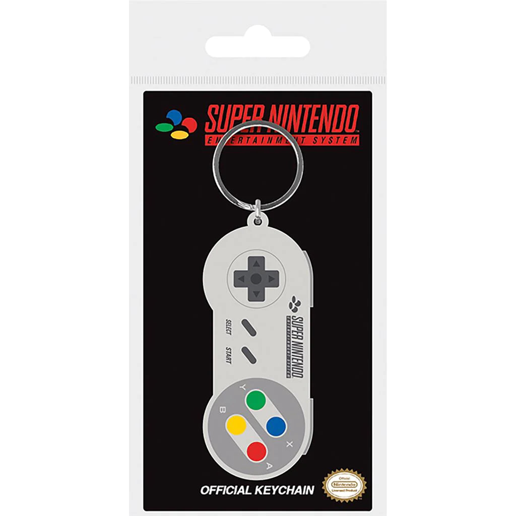 Nintendo (SNES Controller) - Rubber Keychain