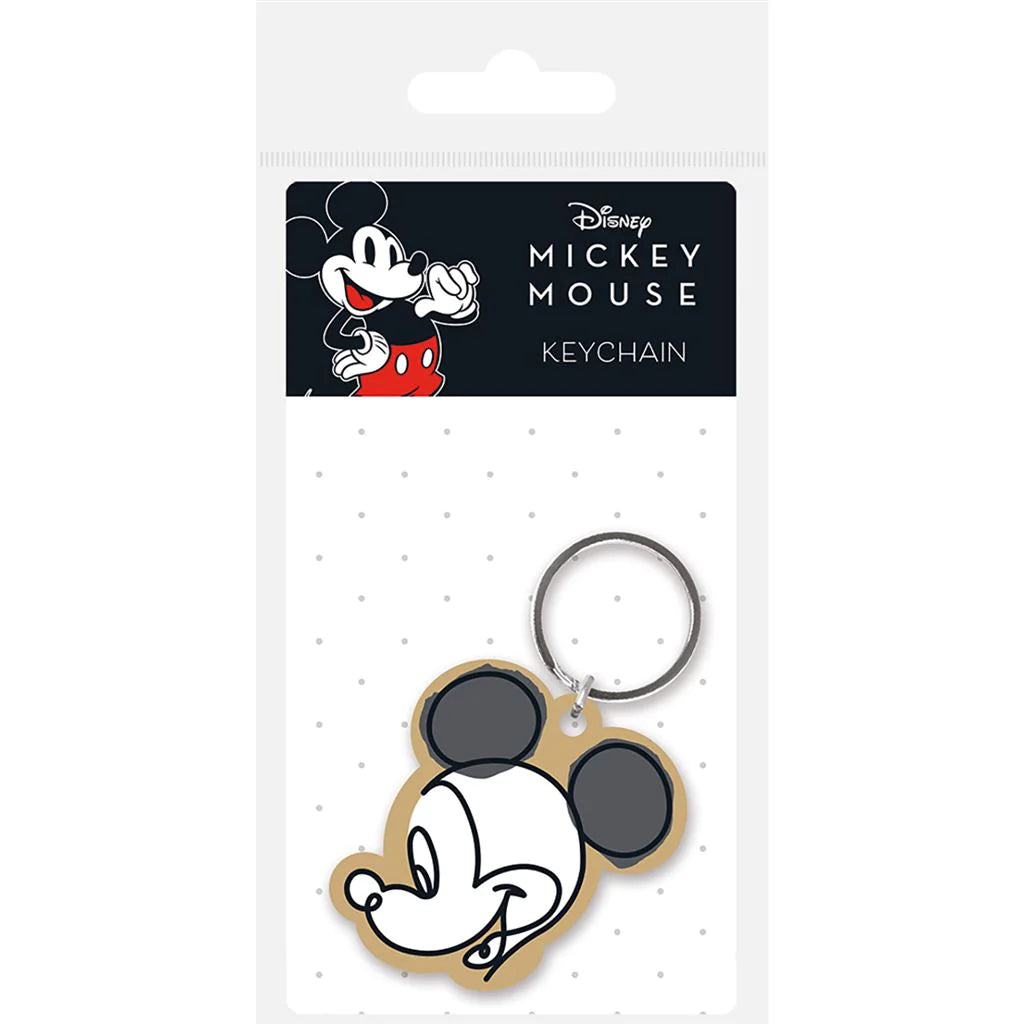 Mickey Mouse (Freehand) - Rubber Keychain