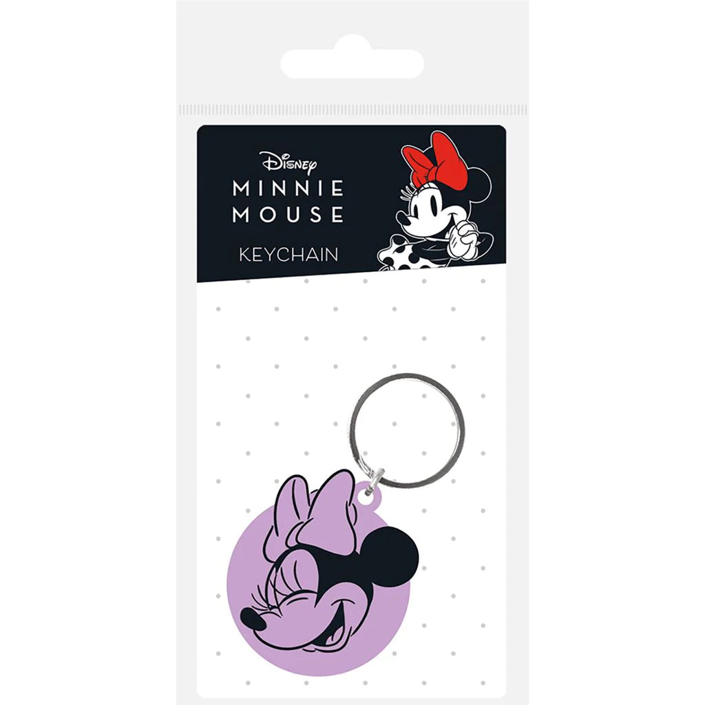 Minnie Mouse (Cute) - Rubber Keychain