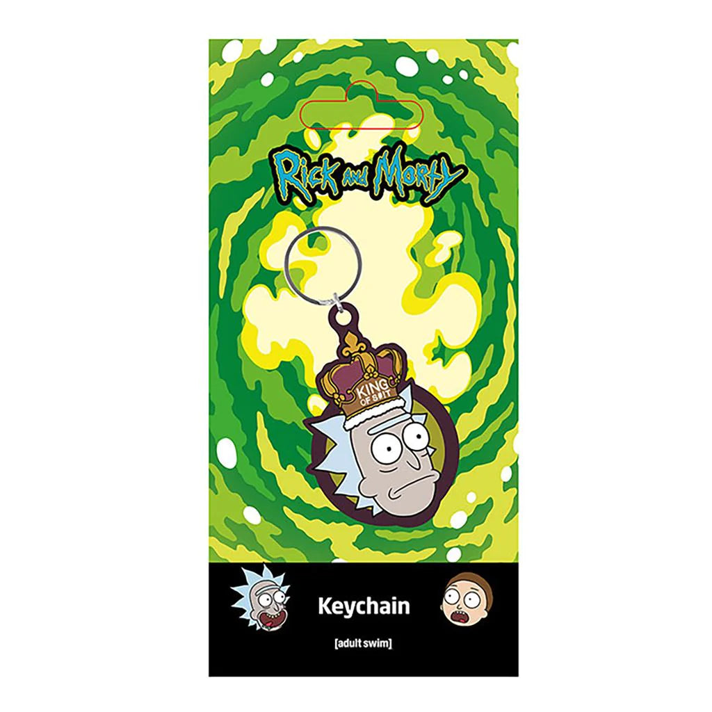 Rick And Morty (King Of S**T) - Rubber Keychain