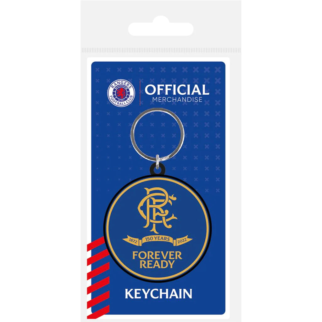 Rangers FC (150 Years Forever Ready) - Rubber Keychain