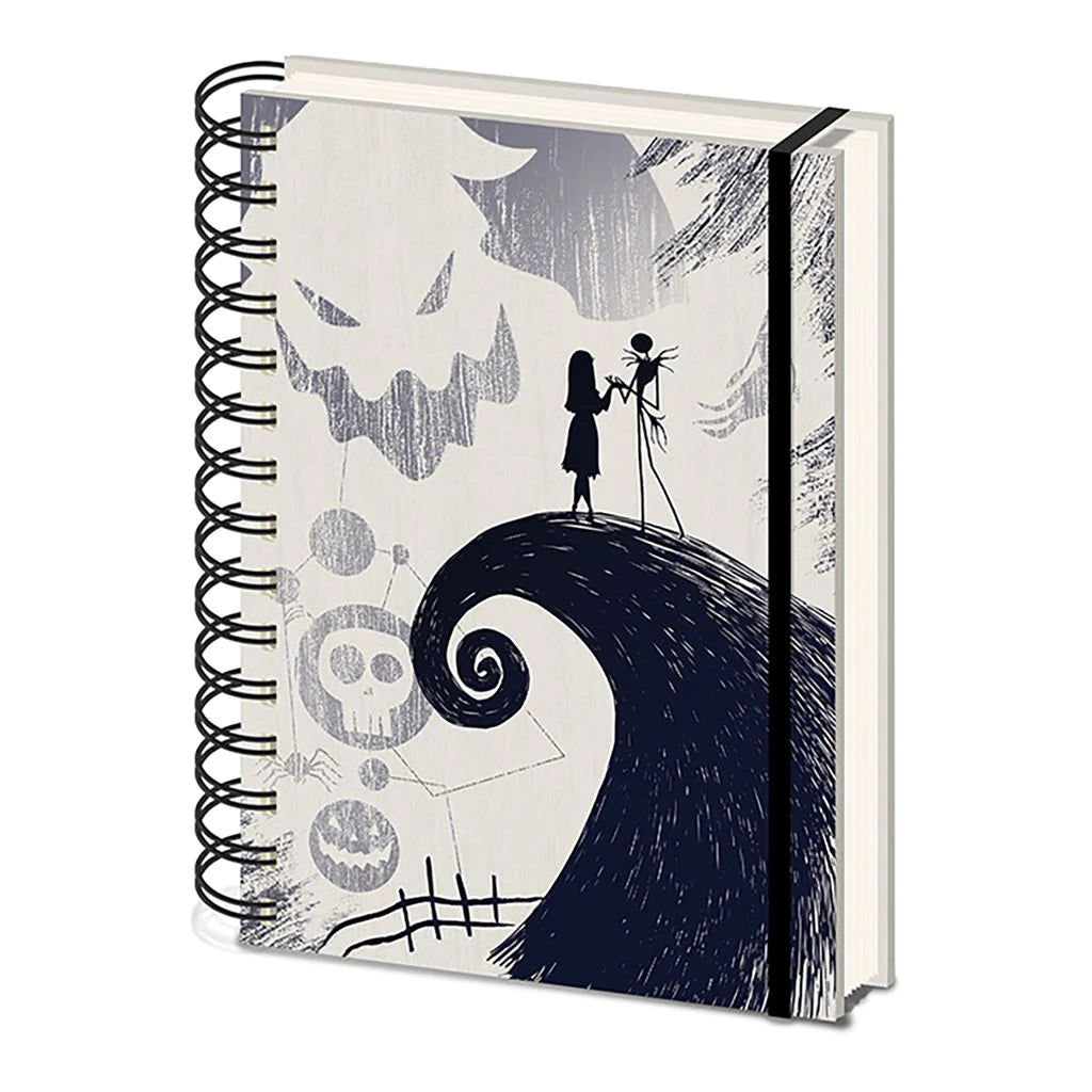 The Nightmare Before Christmas (Spiral Hill) - A5 Wiro Notebook