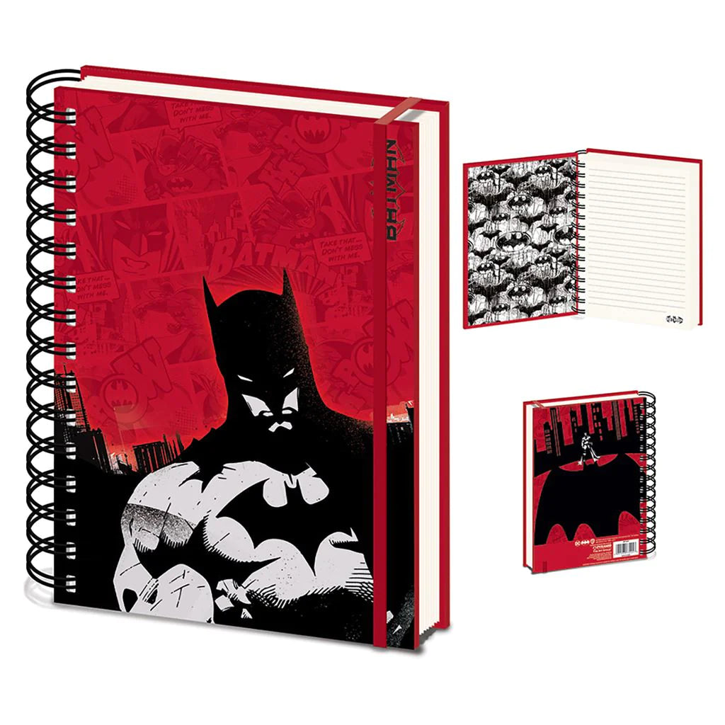 Batman (Red) - A5 Wiro Notebook