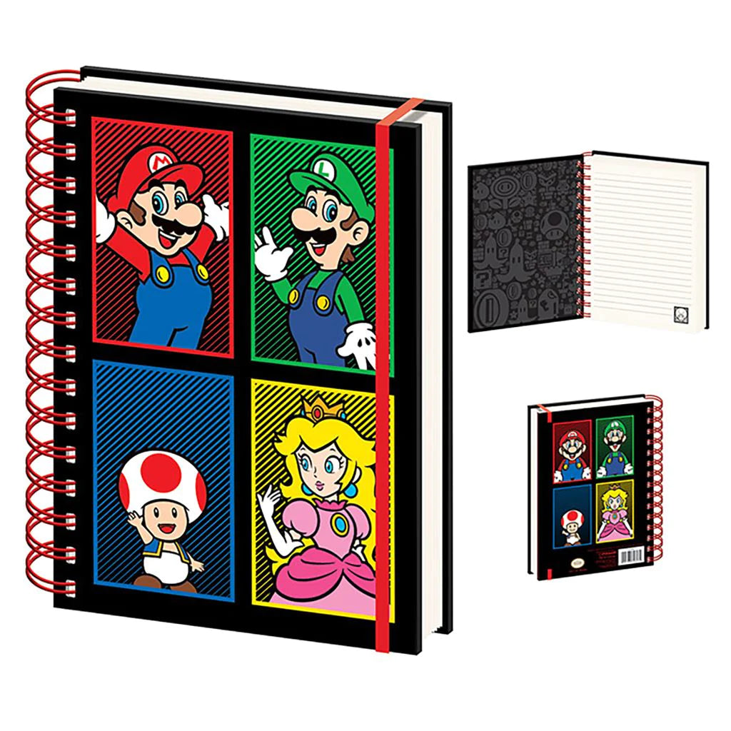 Super Mario (Colour) - A5 Wiro Notebook