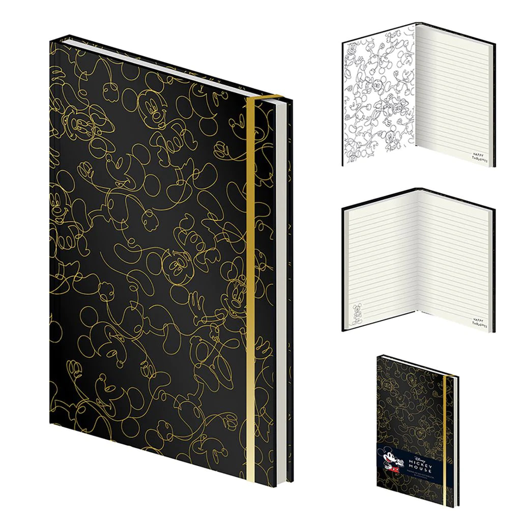 Mickey Mouse (Outdooors) - A5 Premium Notebook