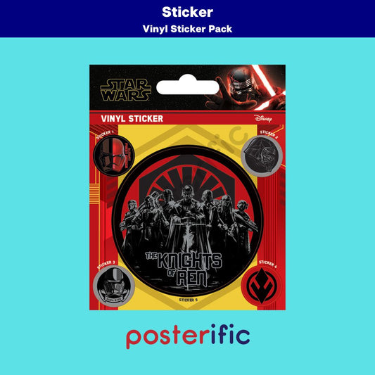 [READY STOCK] Star Wars The Rise Of Skywalker (The Knights Of Ren) - Vinyl Sticker Set