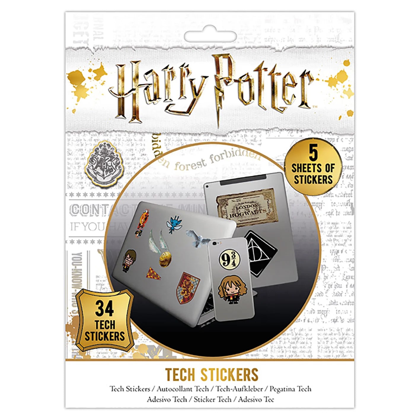 Harry Potter (Artefacts) - Tech Sticker Set
