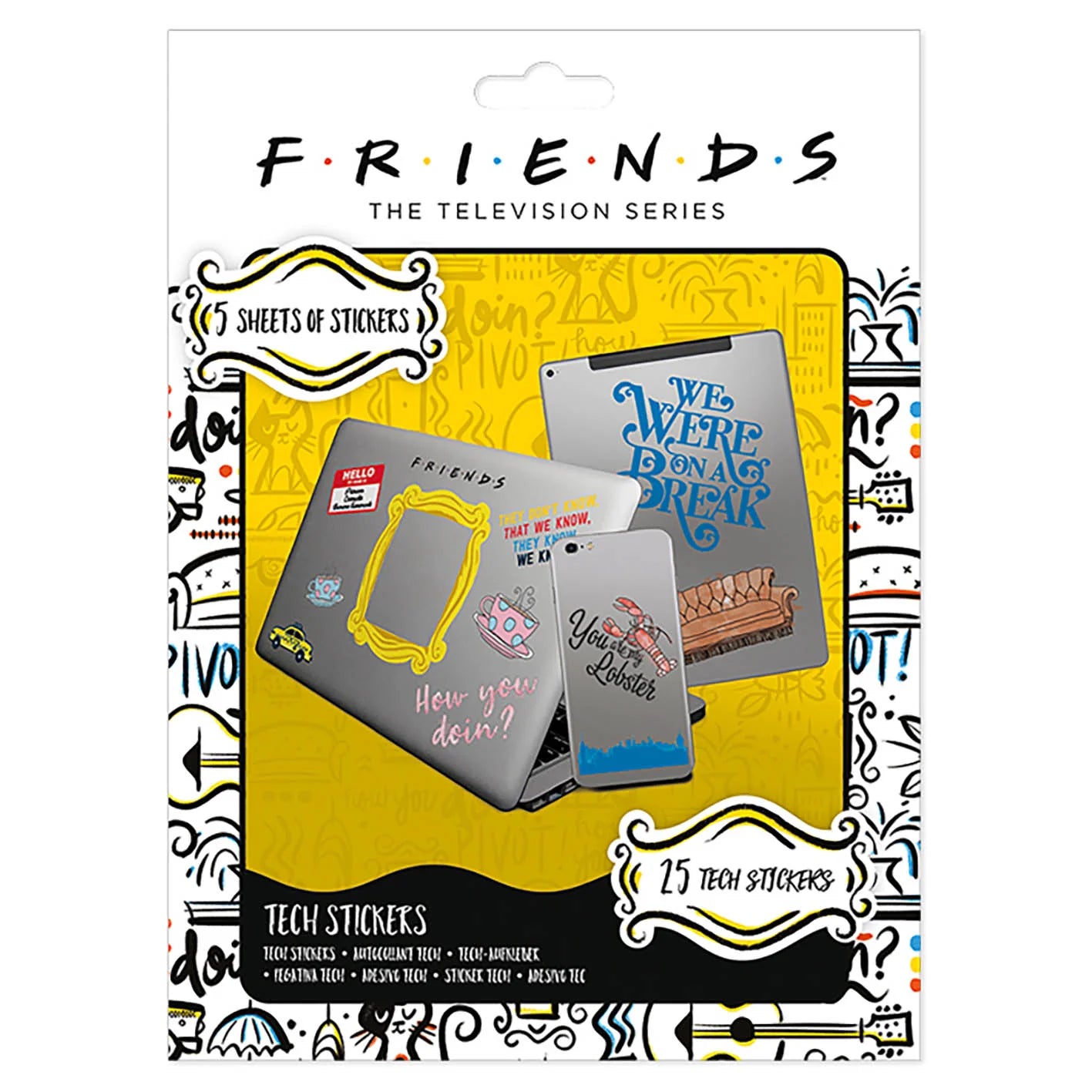 Friends - Tech Sticker Set