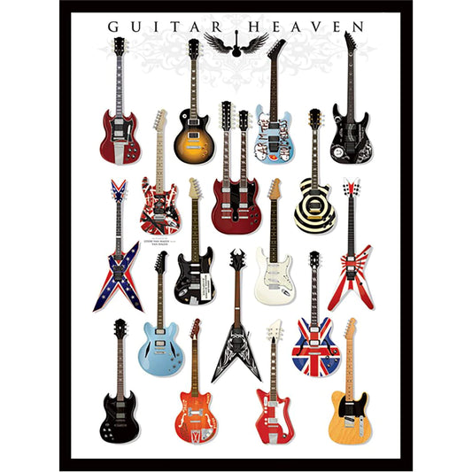 Guitar Heaven - Canvas Print (60 cm x 80 cm)