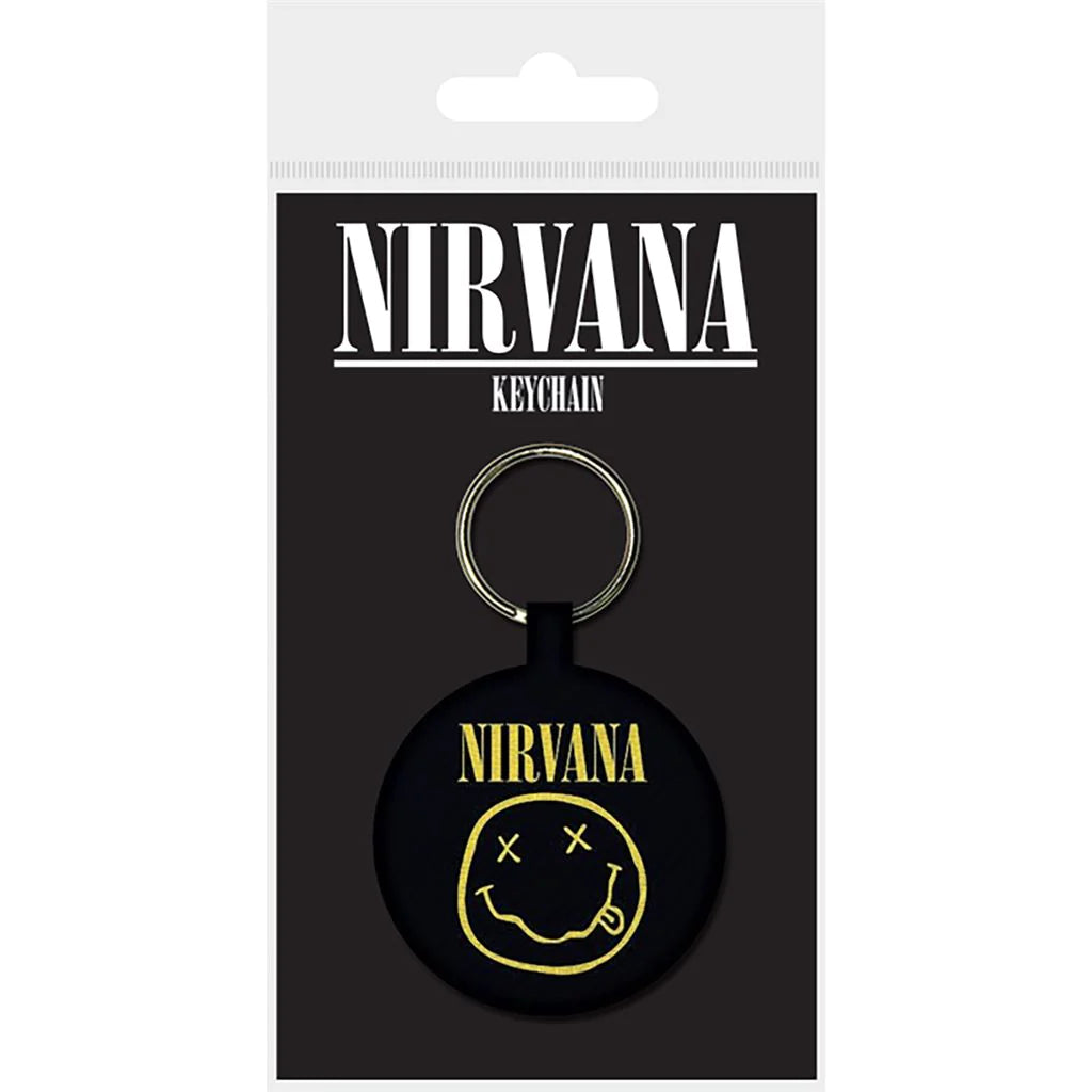 Nirvana (Smiley) - Woven Keychain