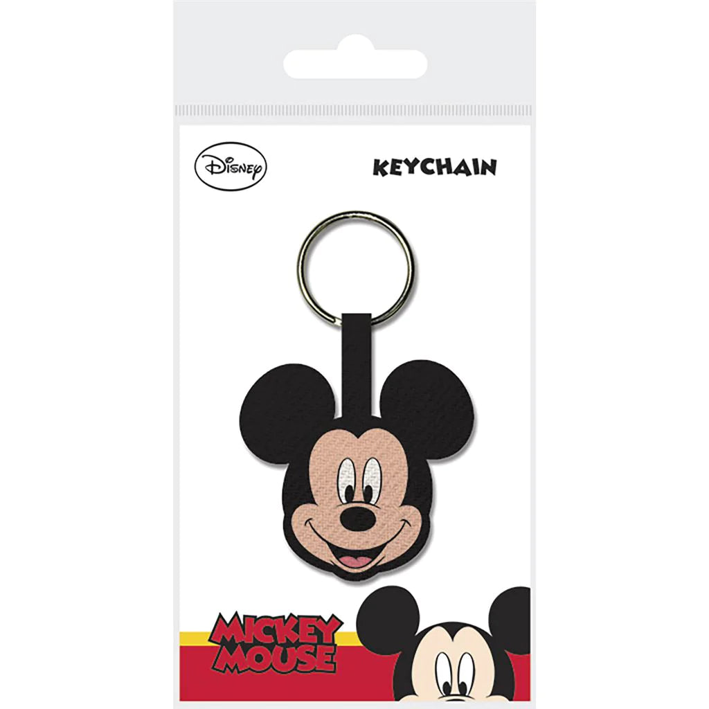 Mickey Mouse (Face) - Rubber Keychain