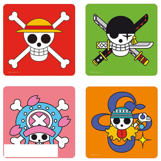 One Piece - Skulls (Set 4 Coasters) - Coaster Set