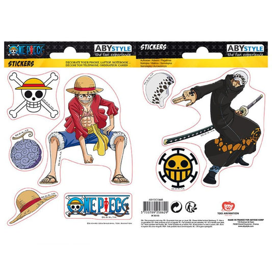One Piece (Luffy & Law) - Sticker Set