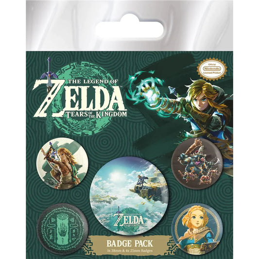 The Legend Of Zelda: Tears Of The Kingdom (Hyrule Skies) - Badge Pack