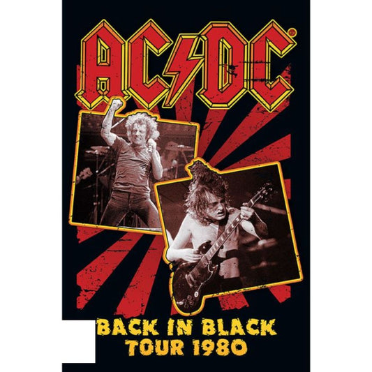 AC/DC (Back In Black Tour 1980) - Poster (61 cm x 91.5 cm)