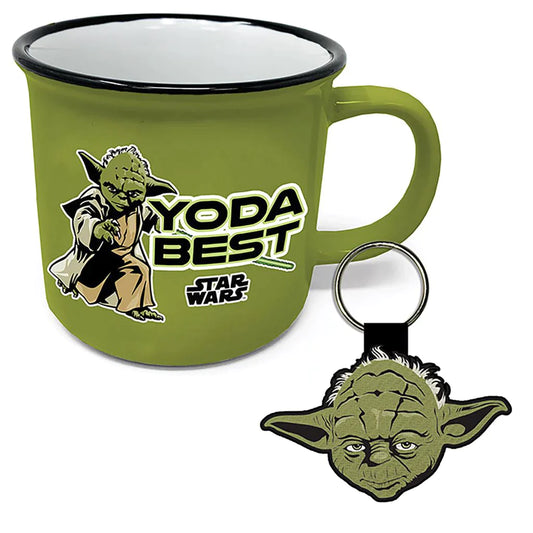 Star Wars (Yoda Best) - Gift Set (Campfire Mug and Keychain)