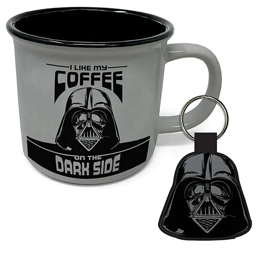 Star Wars (I Like My Coffee on the Dark Side) - Gift Set (Campfire Mug and Keychain)