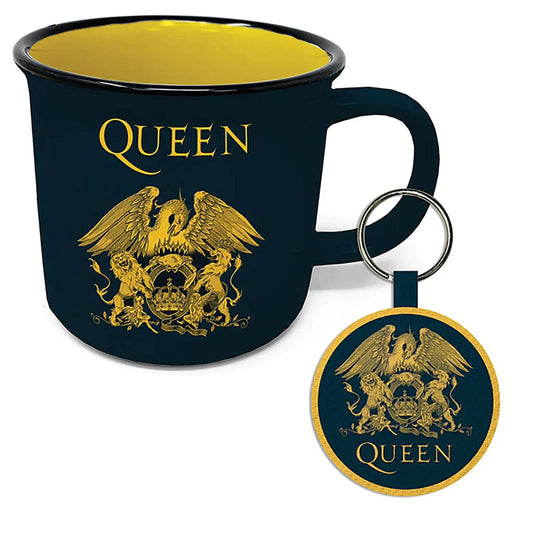 Queen - Gift Set (Campfire Mug and Keychain)