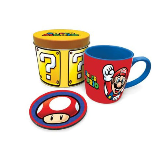 Super Mario (Let's Go) - Gift Set (Mug & Coaster)